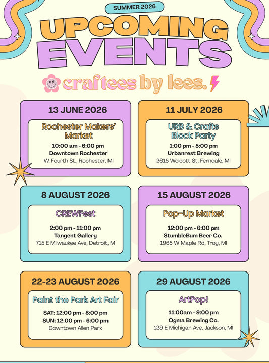 summer '26 event schedule!