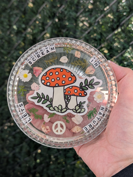 let's scream in nature tray stand