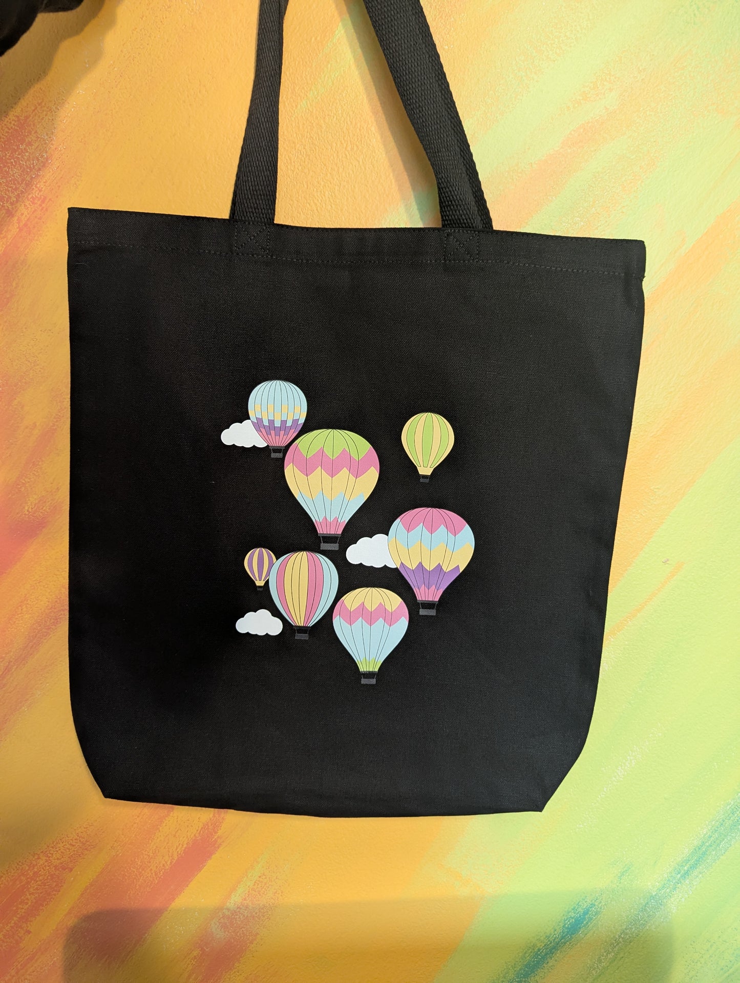 up and away canvas tote bag