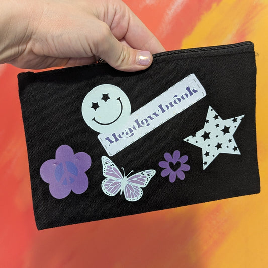 hippie dippy zip clutch