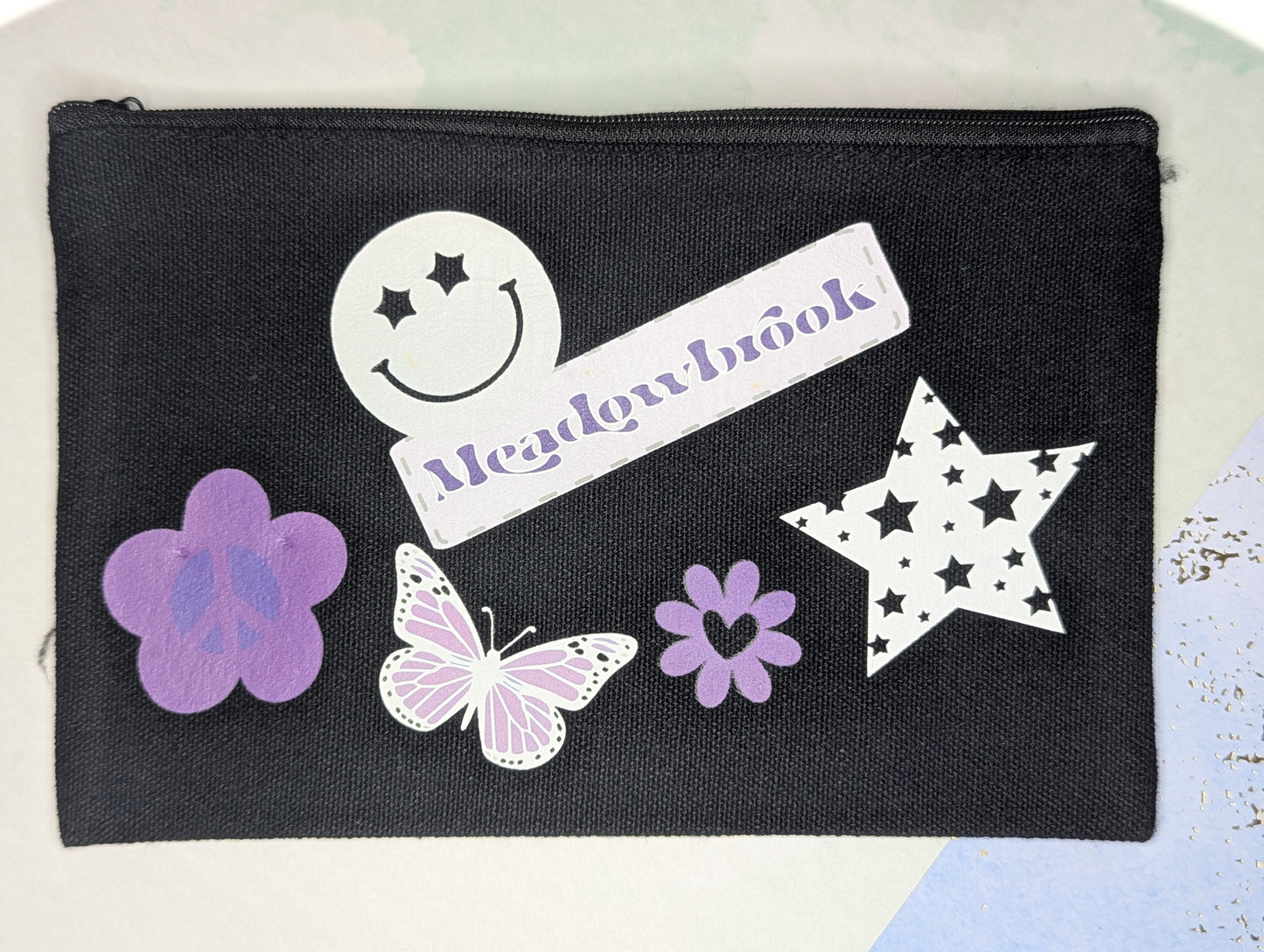 hippie dippy zip clutch