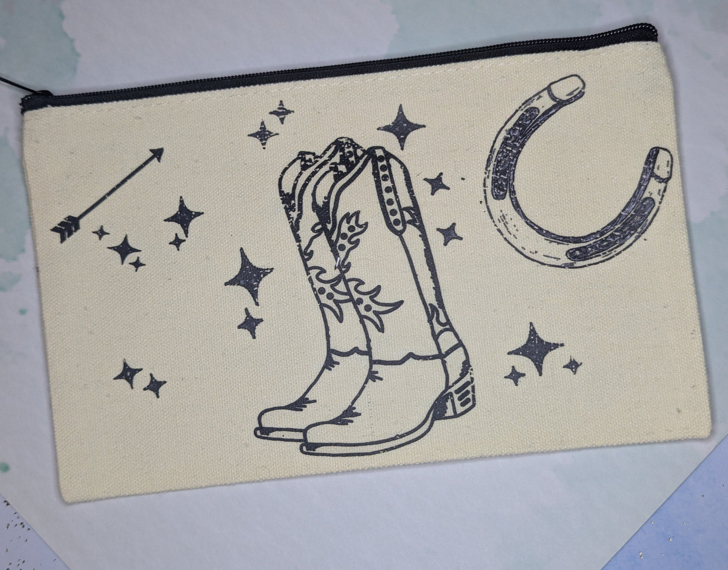 on the ranch zip clutch