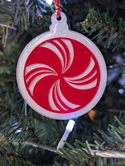 peppermint ornament