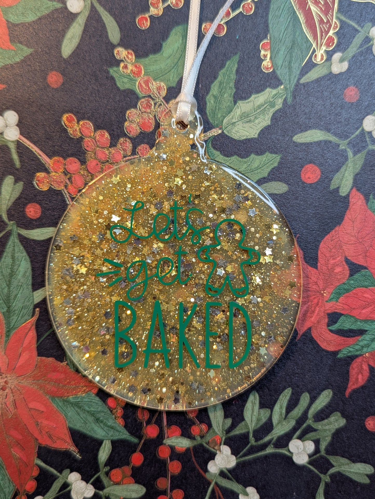 let's get baked ornament