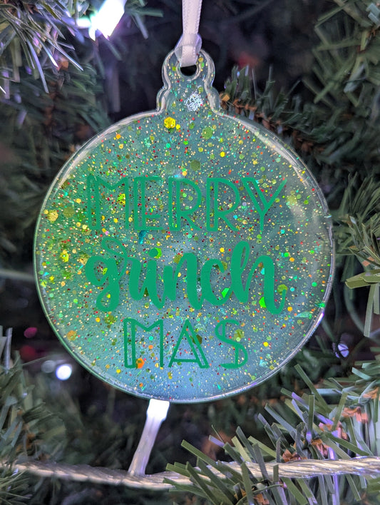 merry grinchmas ornament