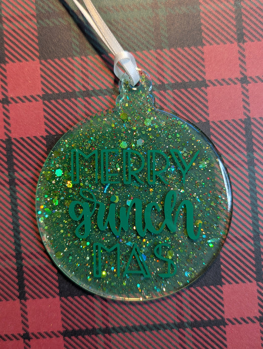 merry grinchmas ornament