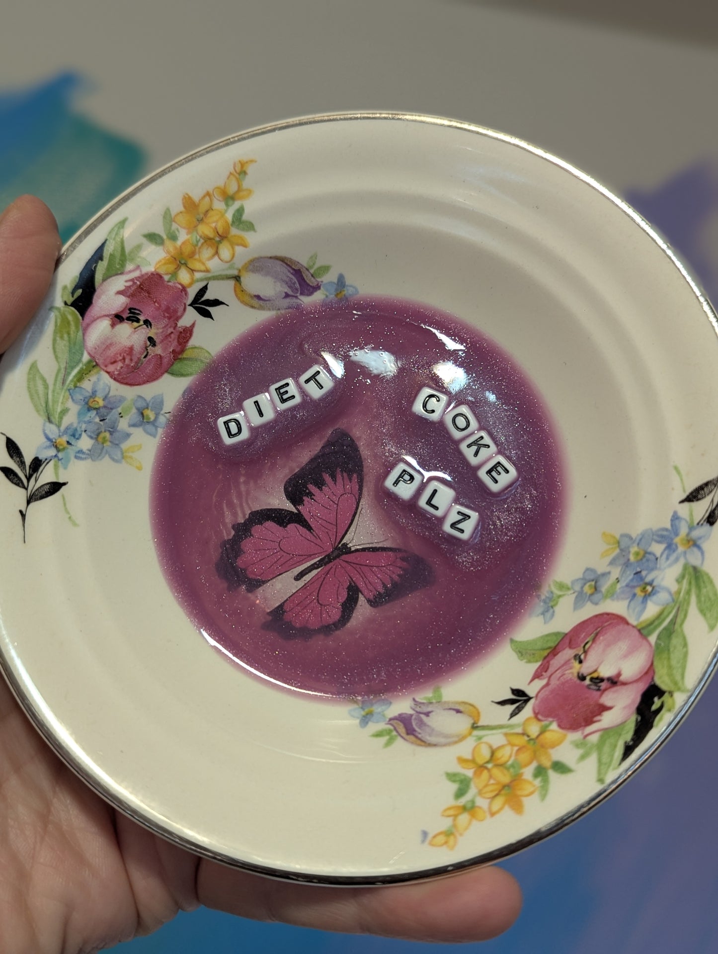 diet coke plz china bowl dish