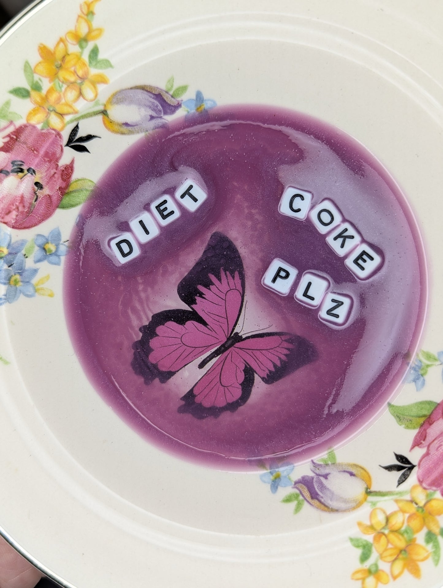 diet coke plz china bowl dish